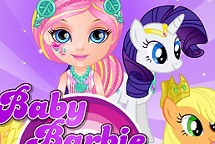 Baby Barbie Pequeño Pony 2